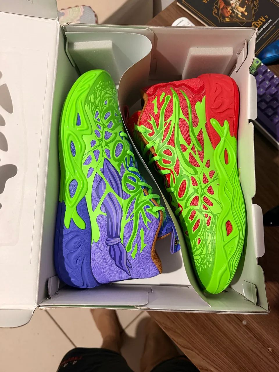 Novo) Tenis TMNT x Puma MB.04 Rafael e Donatello - Calçados