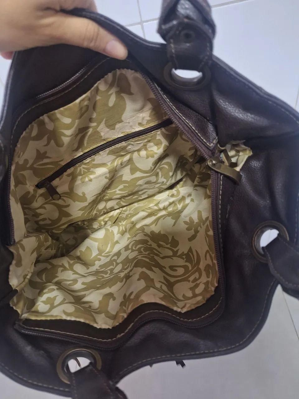 Bolsa de ombro com franjas - Foto 3