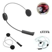  Fone Ouvido com Microfone para Capacete Sem Fio Bluetooth Viva Voz