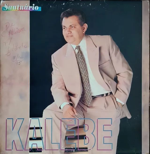 Lp Disco De Vinil Gospel Evangélico Kalebe - Santuário - com encarte