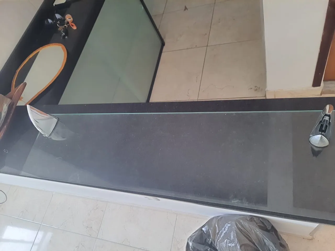 Prateleira de Vidro para Banheiro ou qualquer outras áreas