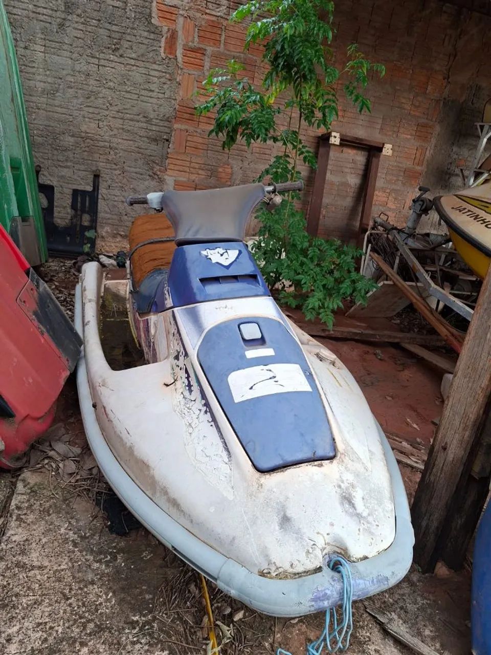 Casco de Jet Ski Kawasaki 750 - Casco + Turbina + Cabo de Direção - Ideal para Projeto