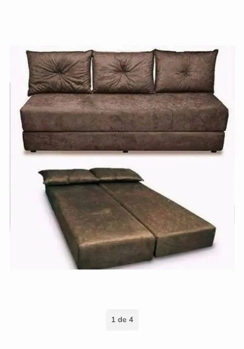 Sofá Cama 3 Lugares - Conforto e praticidade!