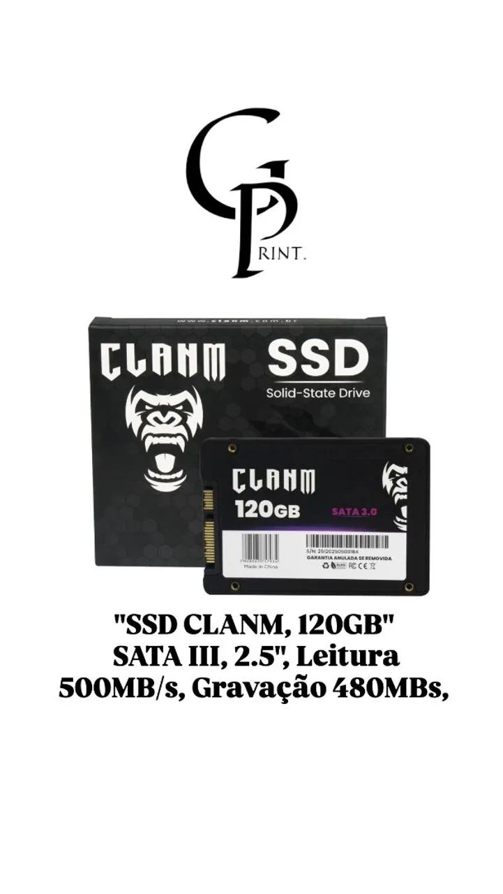 SSD 120GB / 240GB / 480GB  PROMOÇÃO 