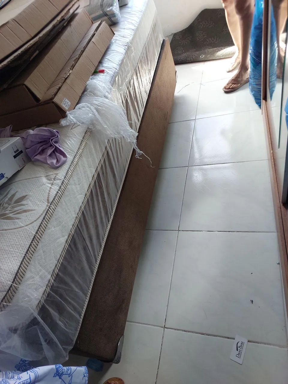 2 cama King estado de zero no plastico - Foto 3