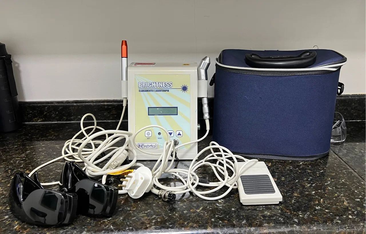 Aparelho à laser para laserterapia e clareamento dentário - kondortech