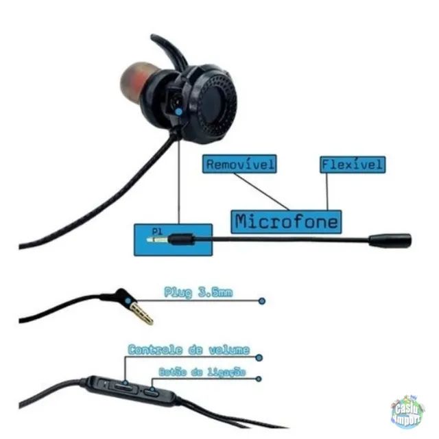 Fone Gamer headset para celular tablet PC GM-D1 - Foto 3