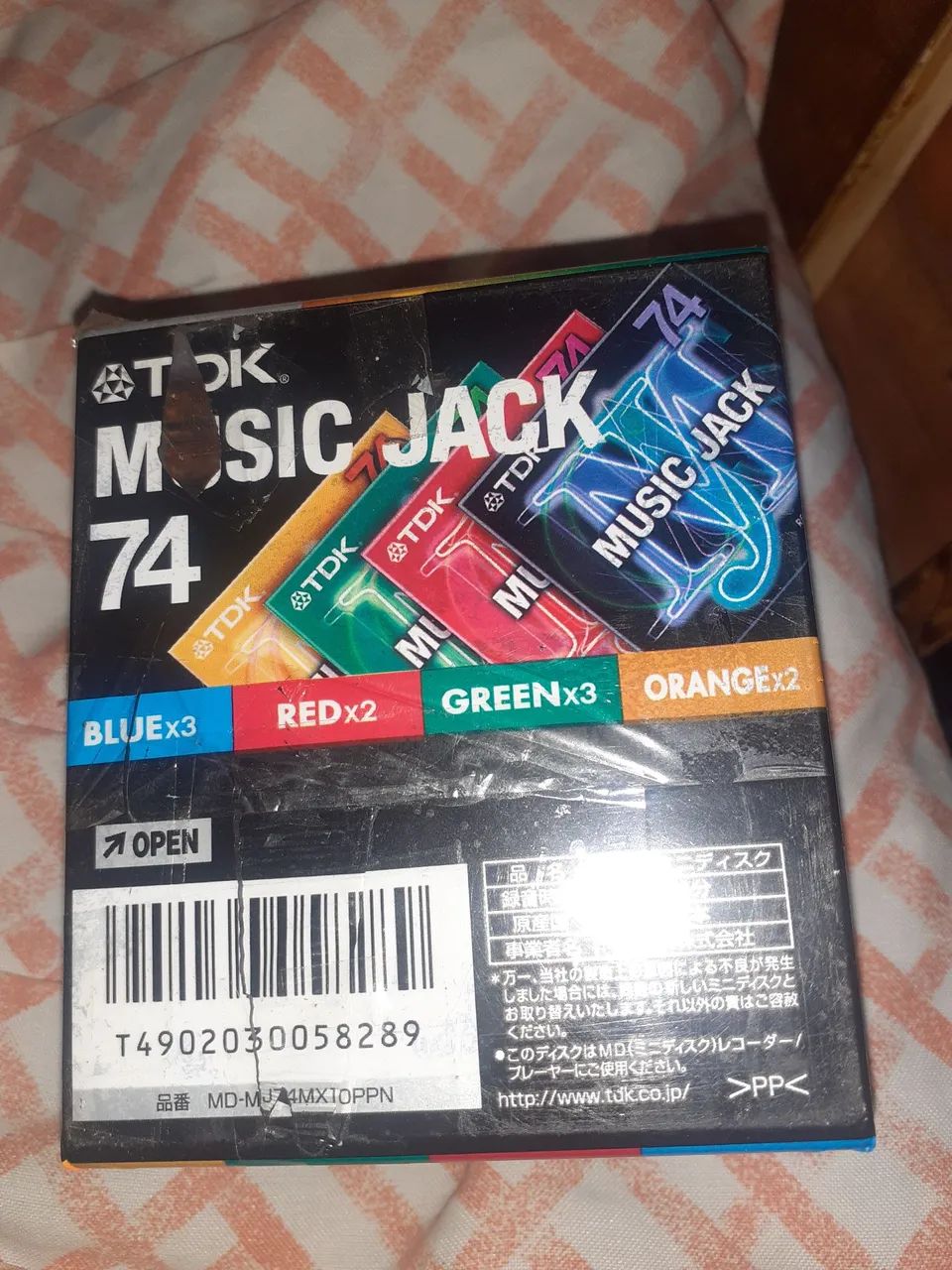 Pacote de Mini Discos TDK Music Jack 74