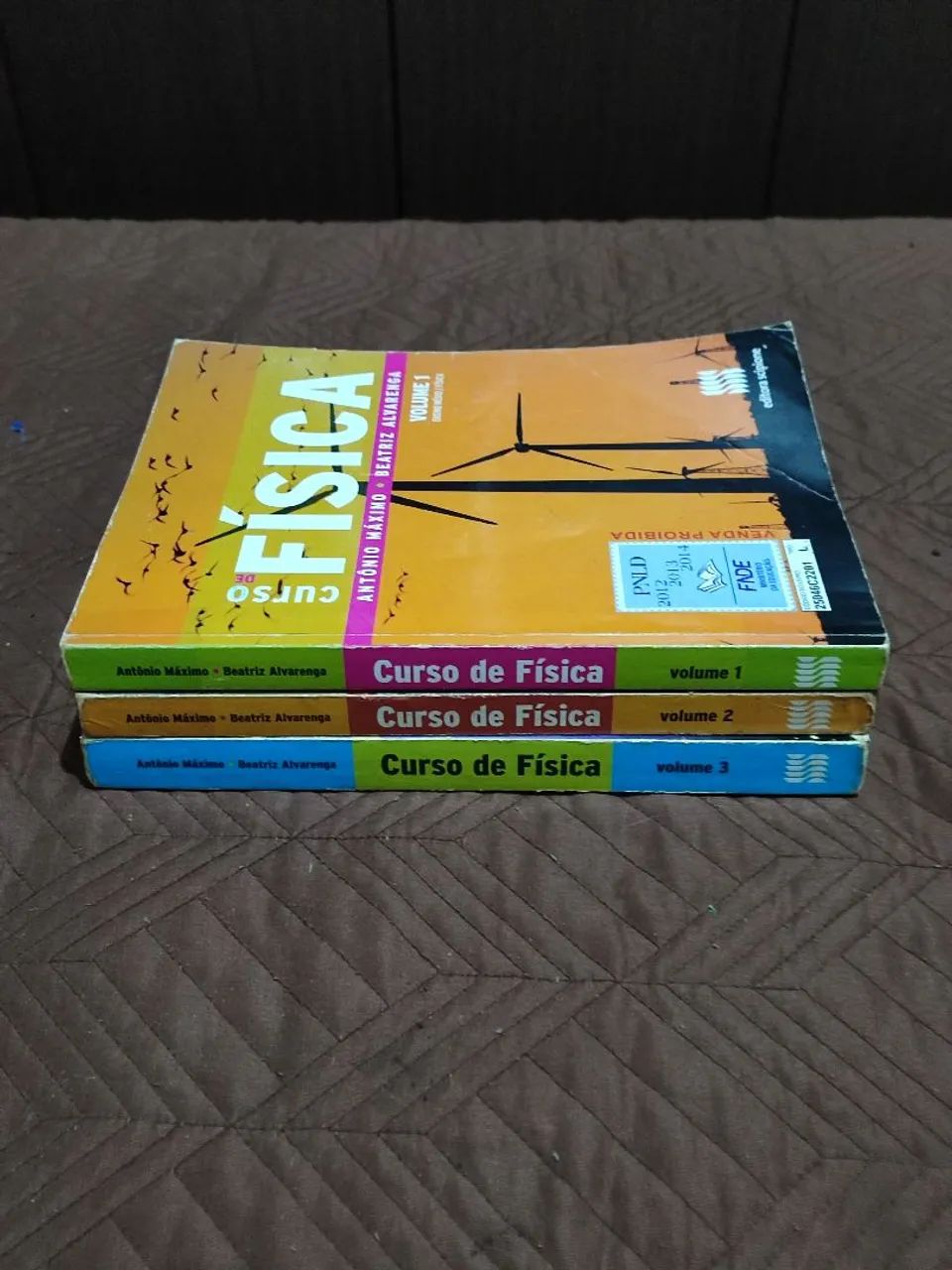 Coleção com três livros de Física - Ensino Médio 1°, 2° e 3° ano ...