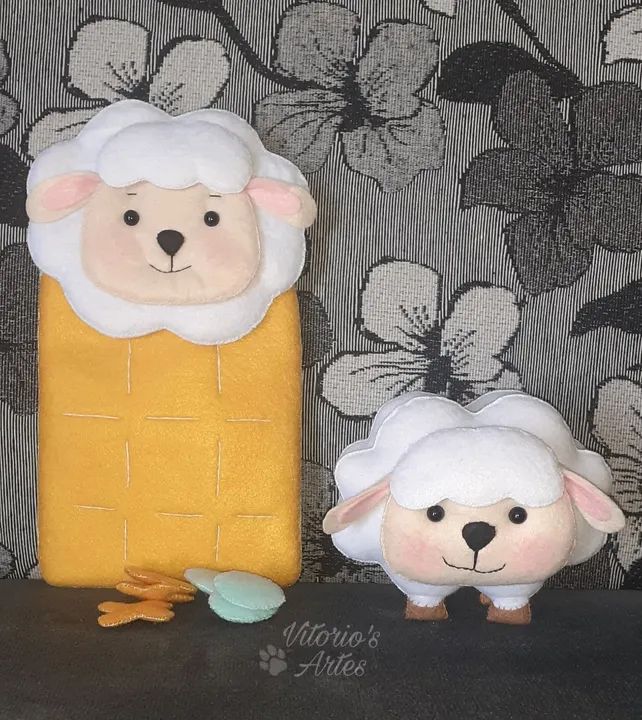 Enfeites de porta, Guirlandas...em feltro feito à mão - Foto 3