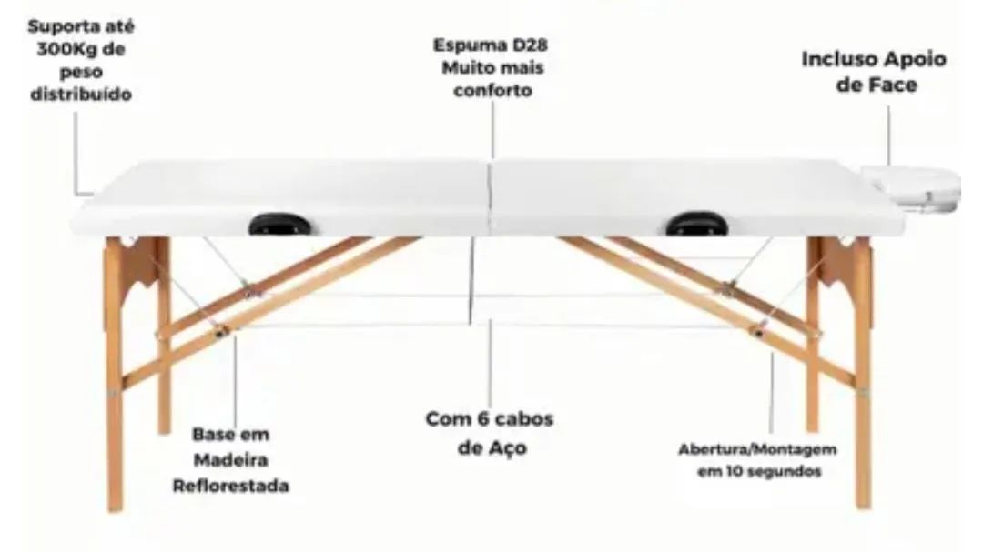Mesa de Massagem Portátil - Foto 2