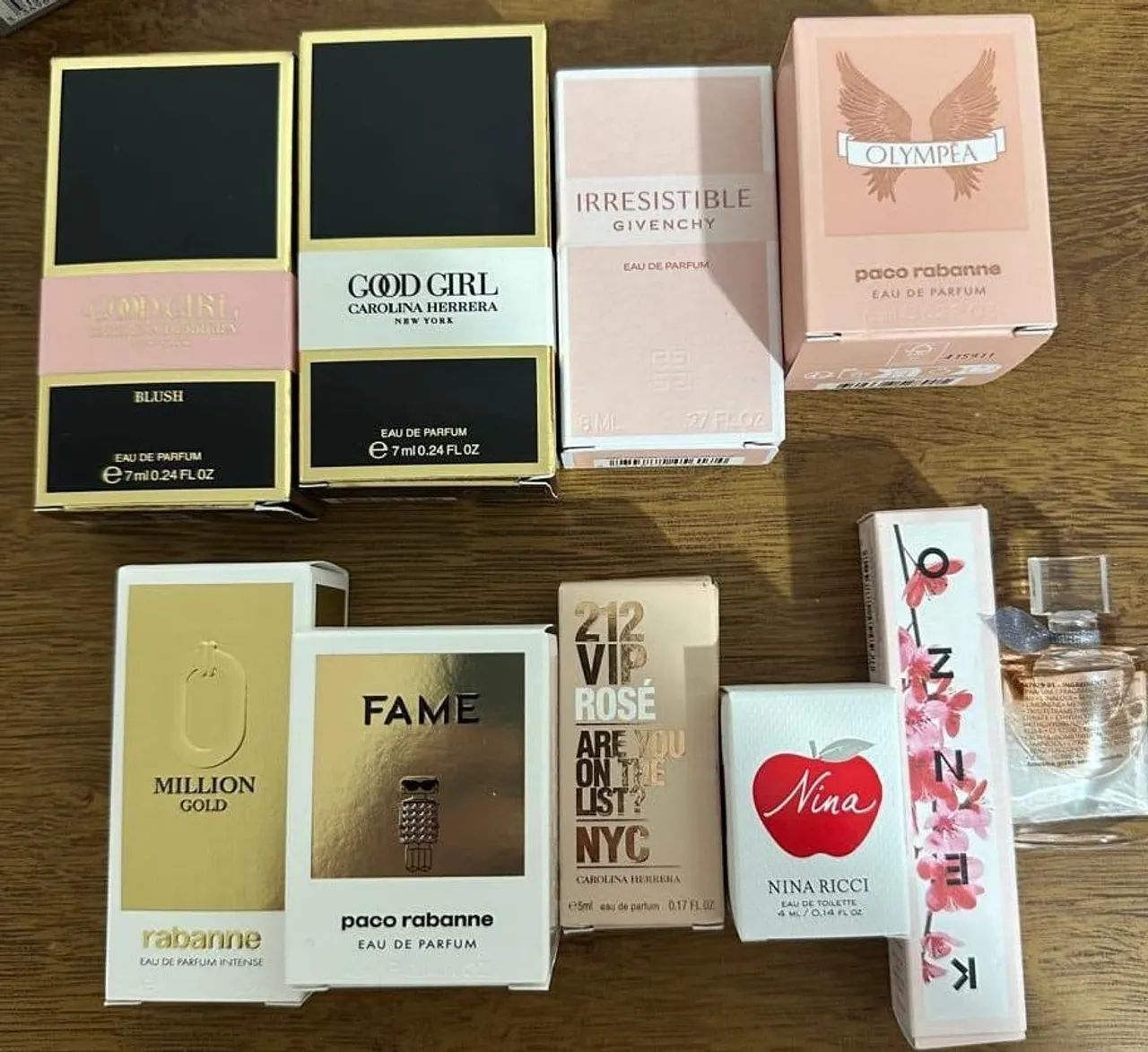  Perfumes Importados em Miniatura - Diversas Marcas