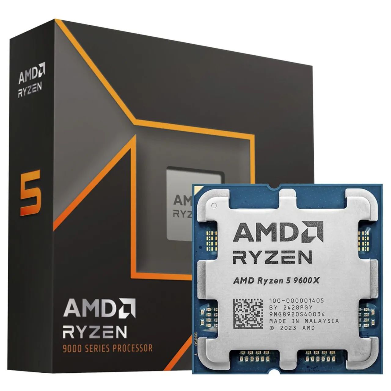 Processador Ryzen 5 9600x com caixa, nota e garantia. Troco por