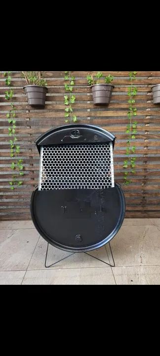 Churrasqueira Meio Tambor baixa  - Foto 3