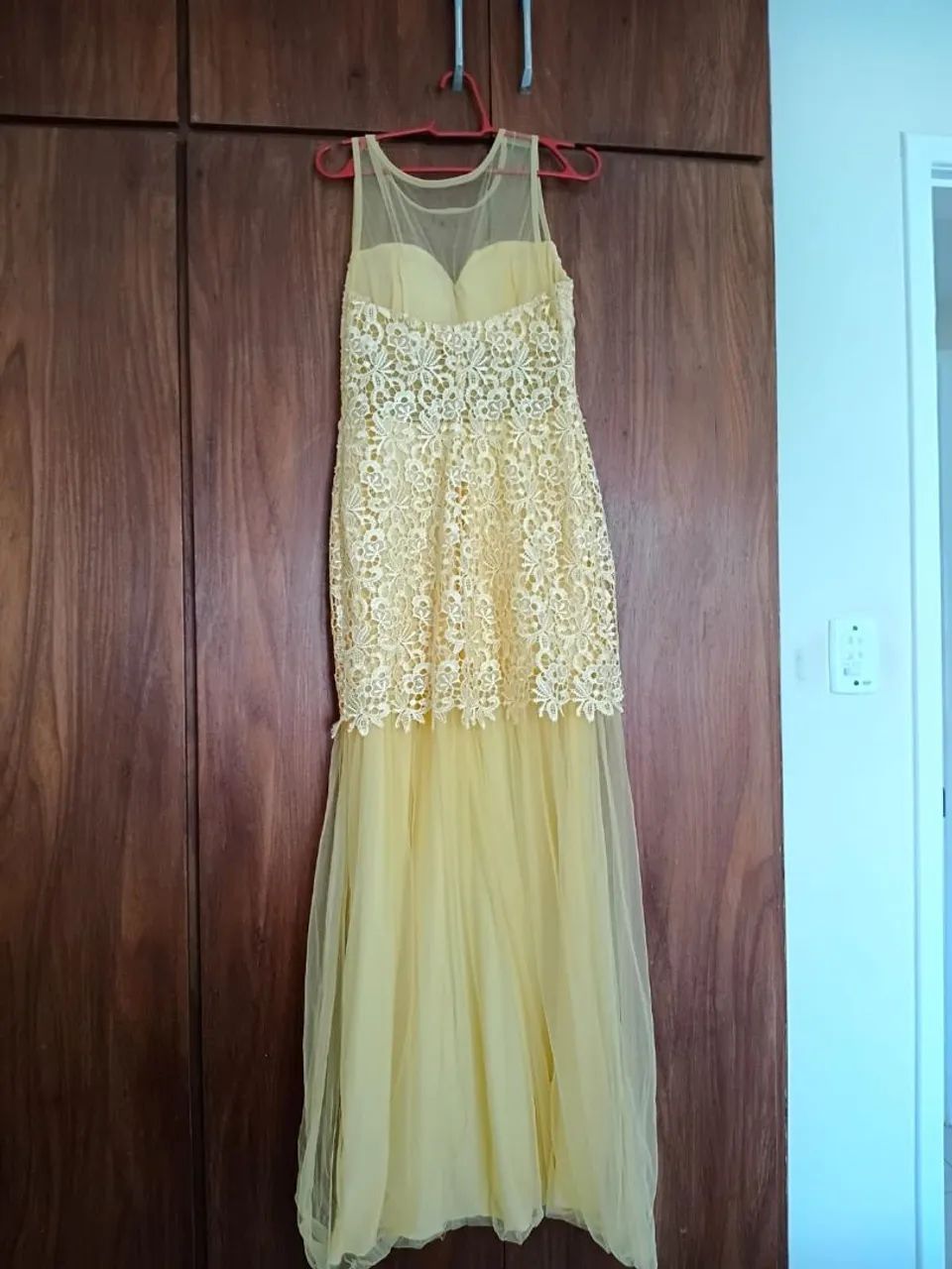 Vestido longo Amarelo - Foto 3
