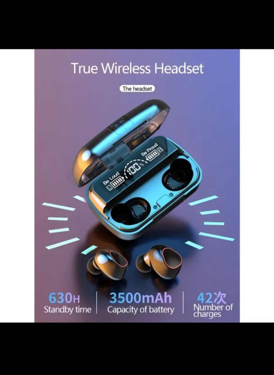 Fone de Ouvido Bluetooth M10 - HiFi Stereo e IPX7 - Foto 5