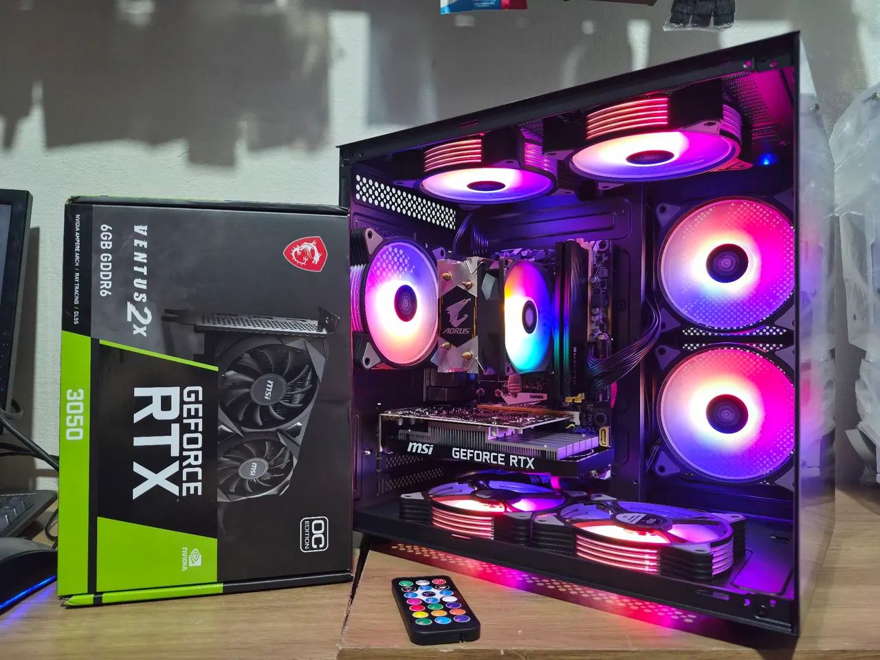 PC GAMER AMD RYZEN 5 3500X 16GB DDR4, RTX3050 MSI - Computadores e