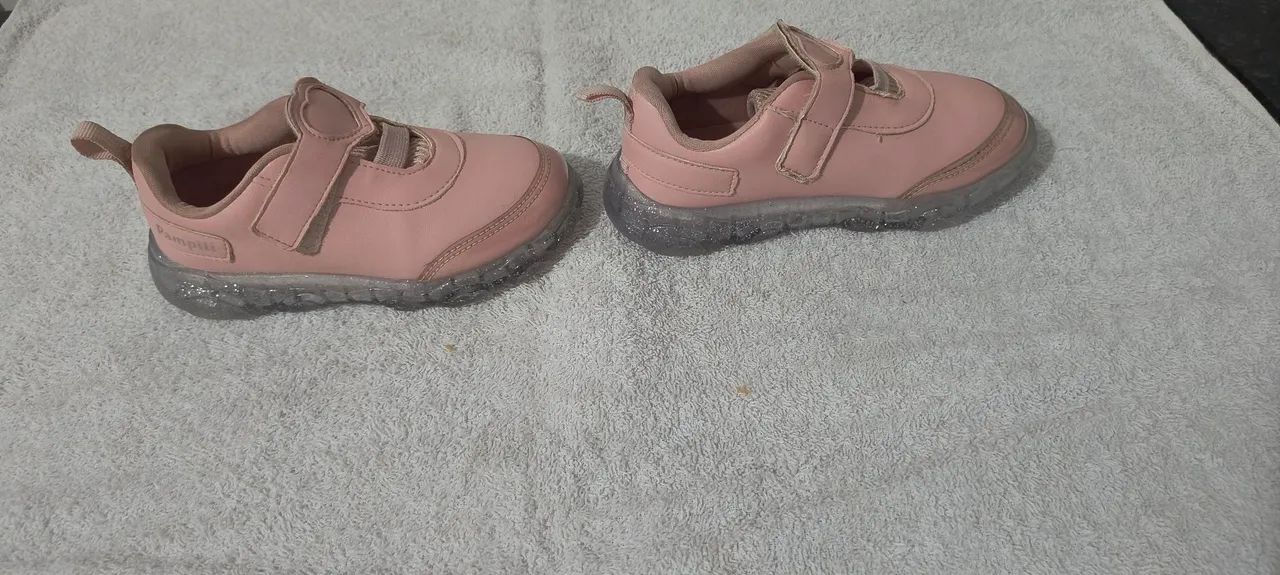 Tênis Pampili 26 Rosa com LED - Foto 3
