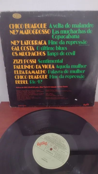 LP Chico Buarque - Malandro  - Foto 4