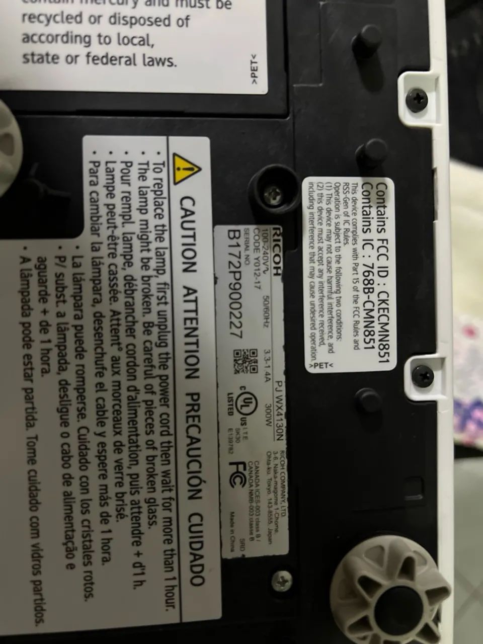 Projetor Ricoh em Ótimo Estado full hd  - Foto 4