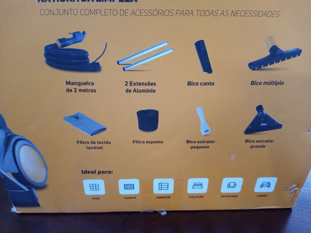 Extratora Home Cleaner Profissional Pó e Água Wap 1600W  - Foto 6