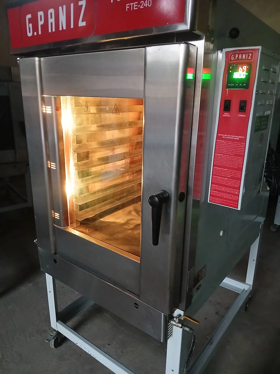 Forno Turbo G.Paniz a gás