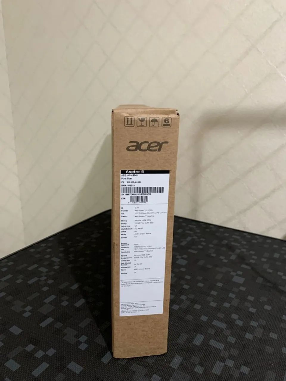 Notebook Acer Aspire 5 equipado com processador AMD R7, 16GB de RAM e SSD de 512GB NOVO - Foto 2