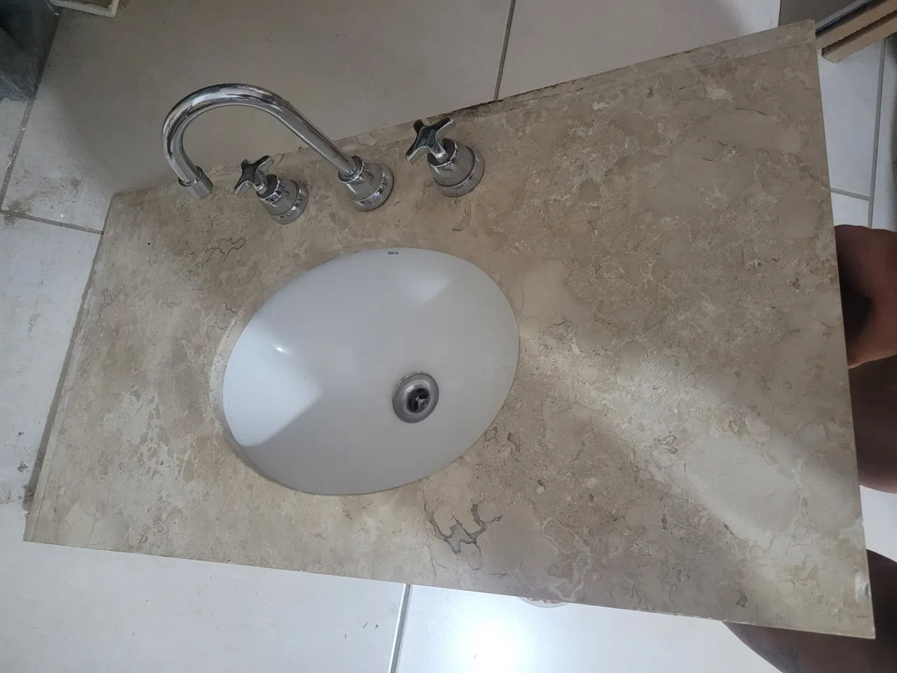 Cuba para banheiro em mármore