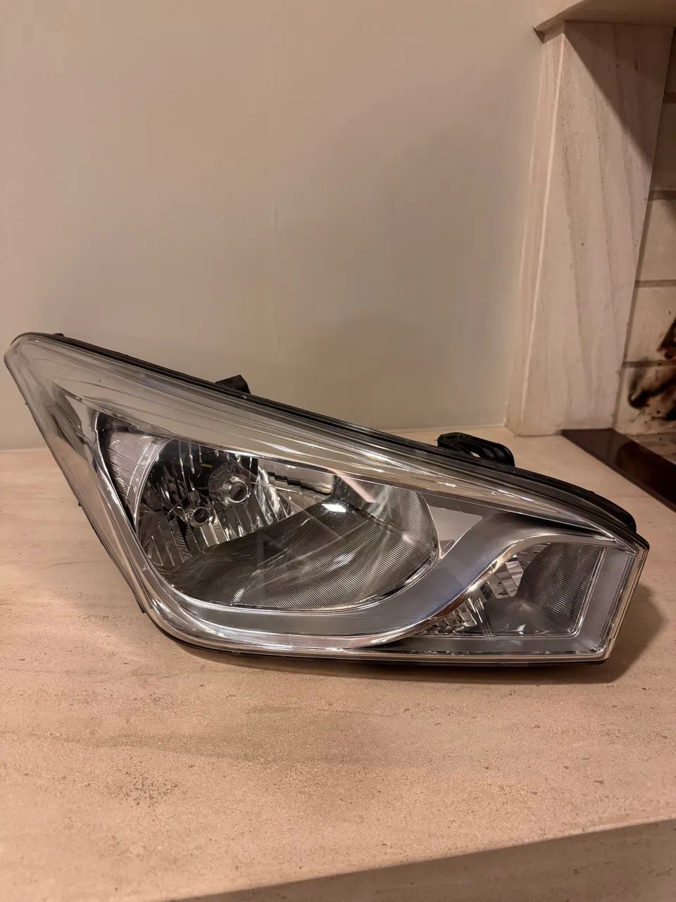 Farol Direito Hyundai Hb20 ORIGINAL 2012 a 2019 moldura cromada - Foto 2