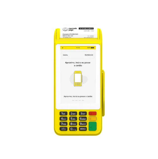 Máquina de Cartão Mercado Pago Point Pro 3 - Nova - Foto 3