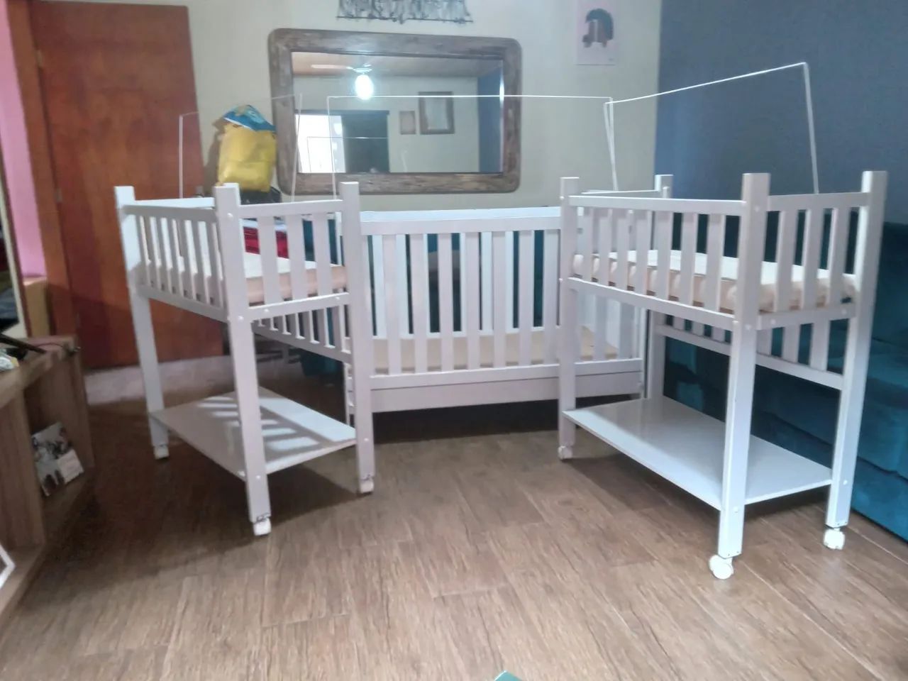 mini berços e berço 2x1. - Foto 2