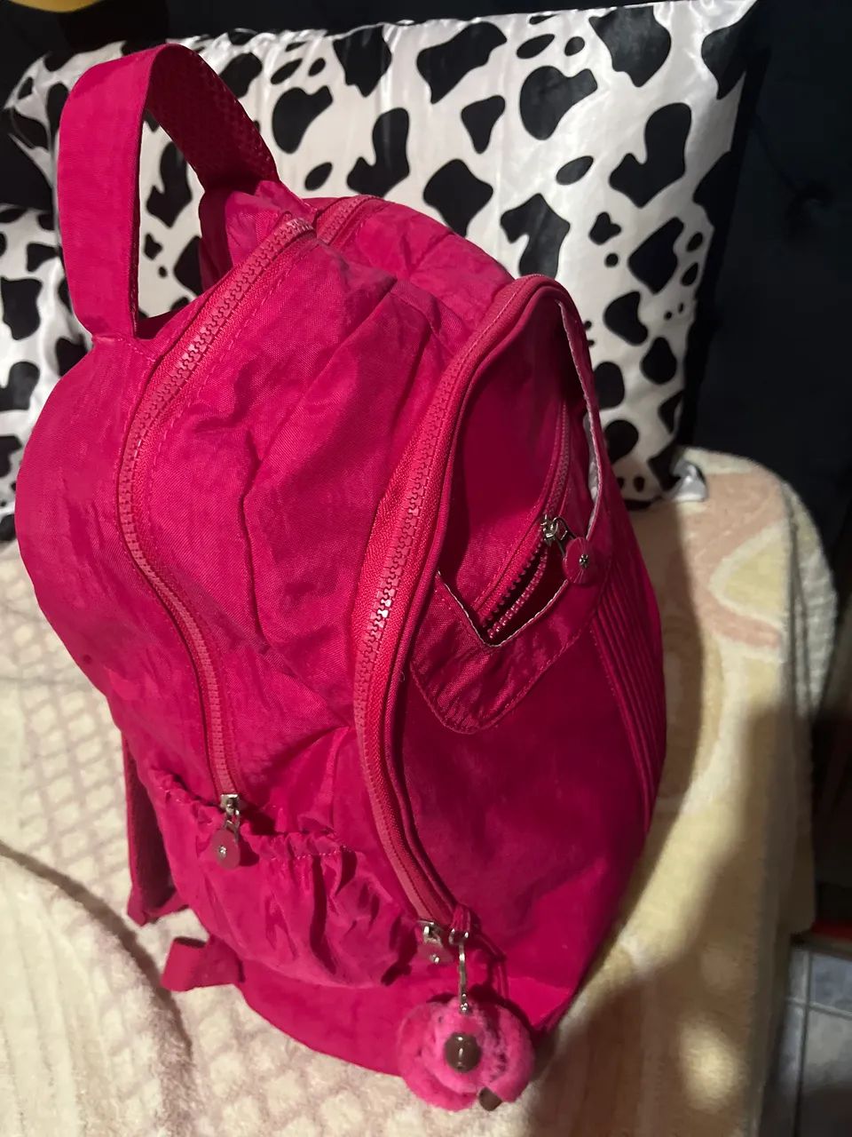 Mochila kipling rosa pink  - Foto 4