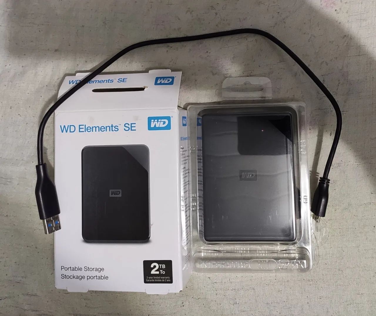 HD Externo WD Elements SE 2TB ZERADO  - Foto 3