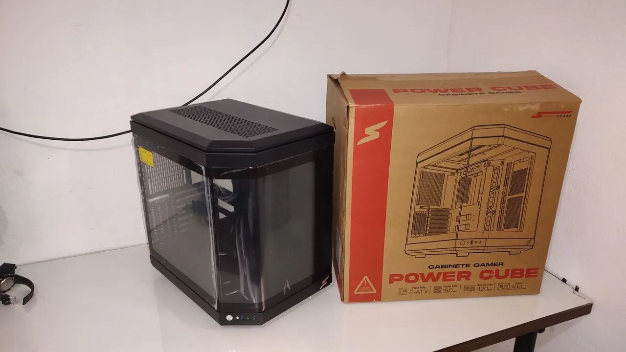 SuperFrame Power Cube, Mid Tower, Tempered Glass, EATX, ATX, Micro ATX, Mini ITX64317902508163124