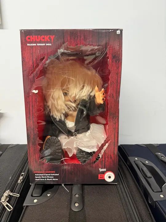 Bonecos falantes Chucky e Tiffany - Colecionáveis - Foto 5