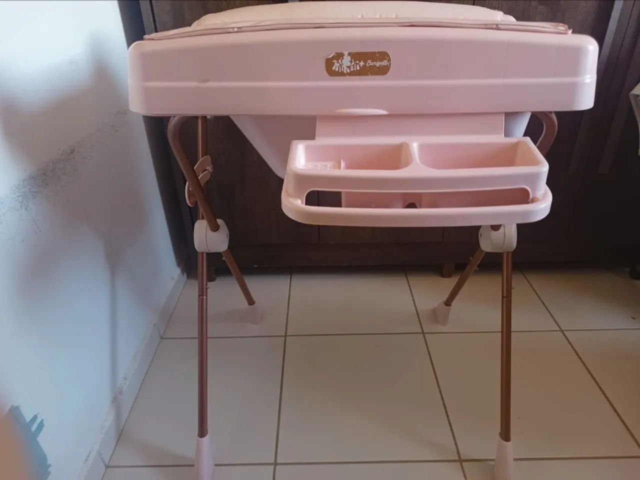 Banheira infantil Burigotto semi nova. - Foto 4