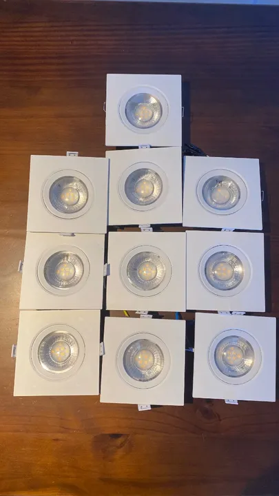 10 Spot LED 10/20 Luz Quente 7w