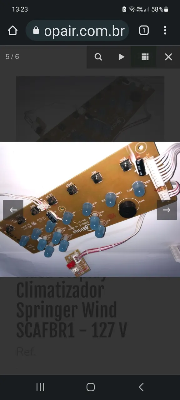 placa interface climatizador springer