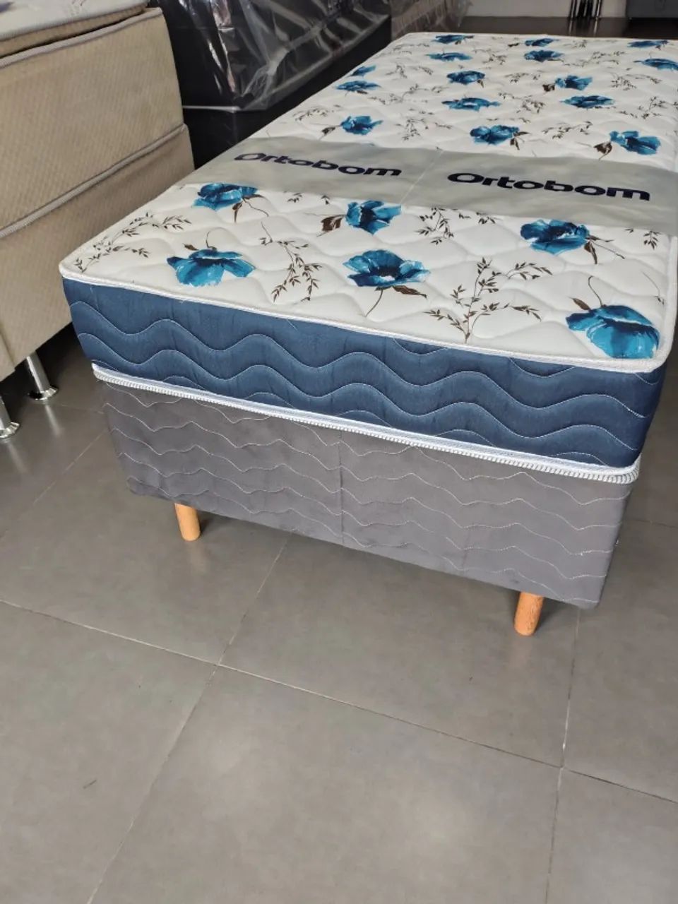 BASE MAIS COLCHÃO ORTOBOM COM ENTREGA IMEDIATA - Foto 4