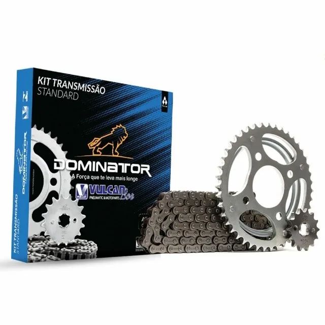 Kit Relação(Andamento) Honda CG e Titan 125 - Original Linha Dominator Vulcanbor - Foto 4