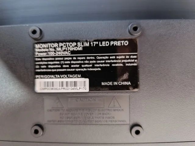 Monitor 17 polegadas wide vga e hdmi  - Foto 4
