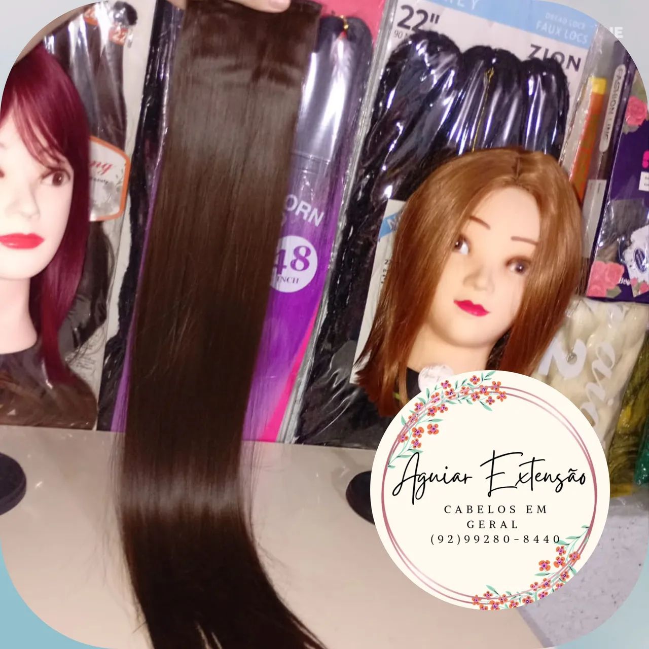 Chocolate Aplique mega Hair luxo 