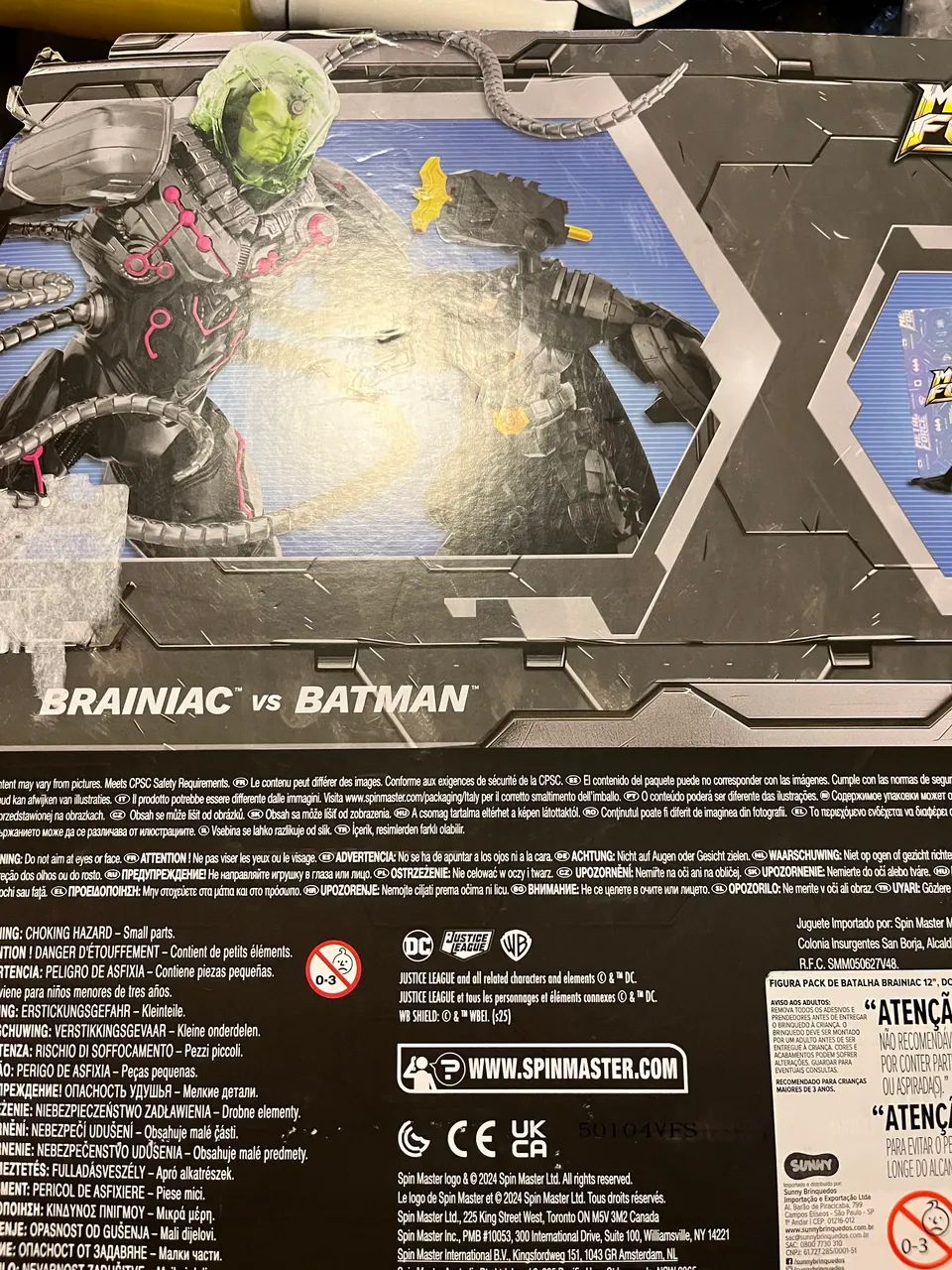 Dc Comics Boneco Brainiac Vs Batman - Sunny 4189 - Foto 2