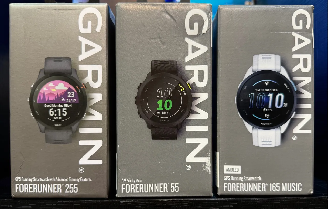 Relógios Garmin: 255, 55 e 165 Music