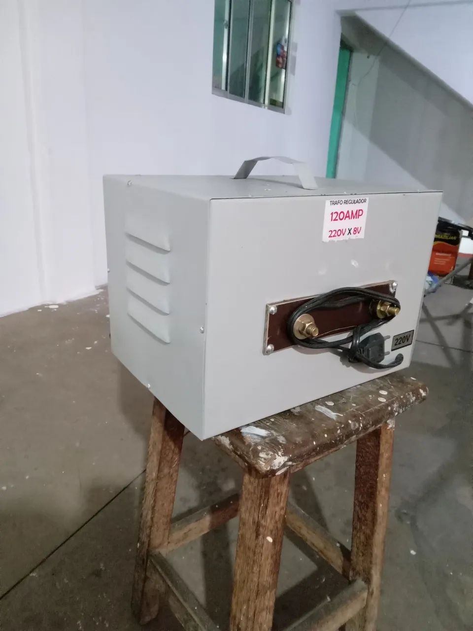 Transformador Regulador 120AMP 220V x 8V - Foto 3
