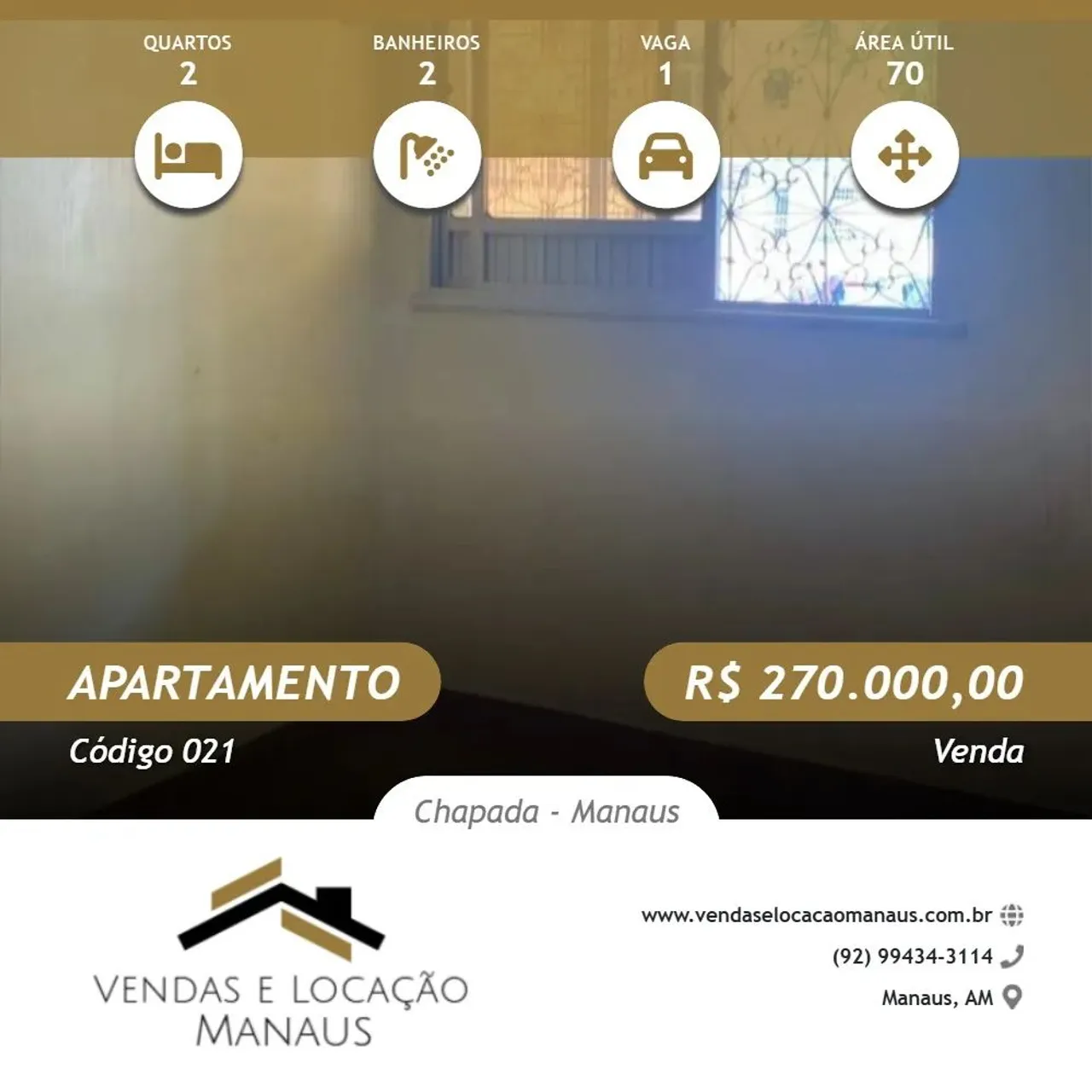 Venda Valor R$ 270.000,00 Condomínio Cidade Jardim Avenida  Constantino Nery