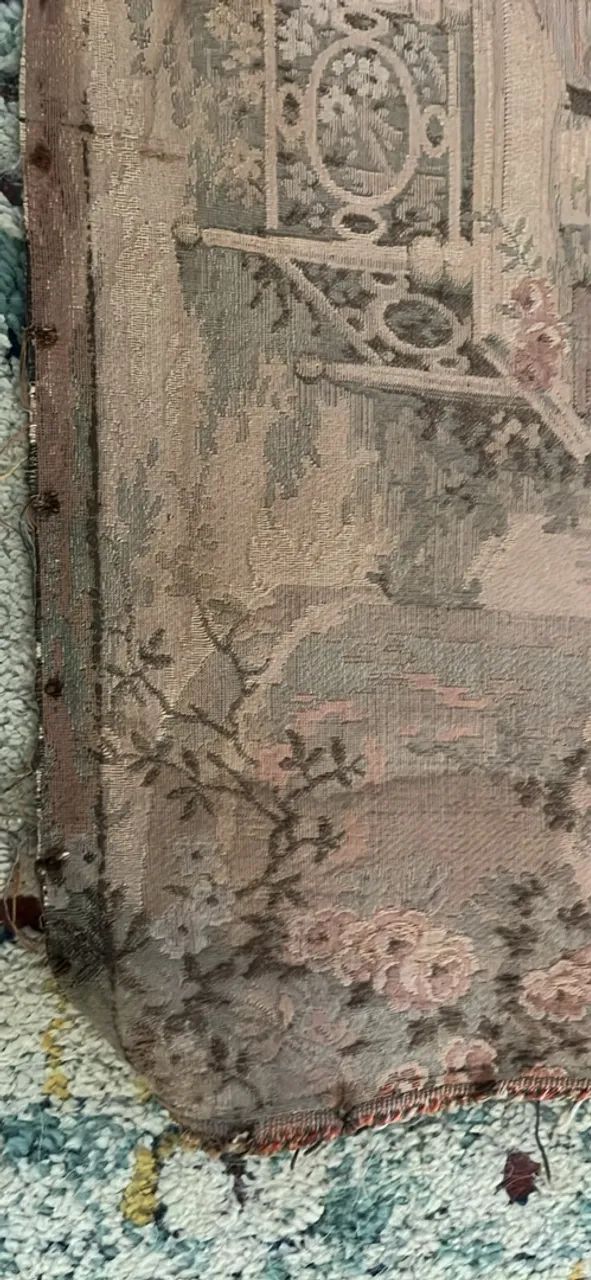 Tapeçaria Antiga Gobelin Quadro  - Foto 6