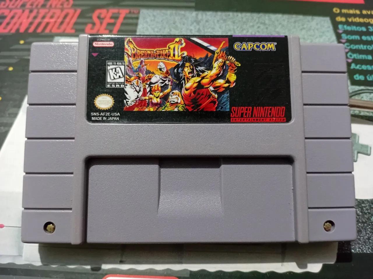 Breath of Fire II original para Super Nintendo (Relabel)