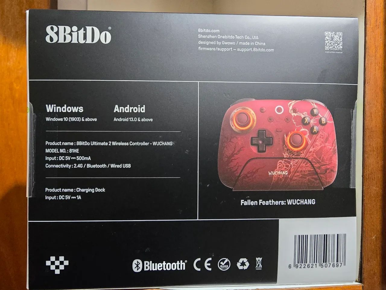 8 Bitdo Ultimate Wireless Wuchang. Windows e Android 64297560757378121