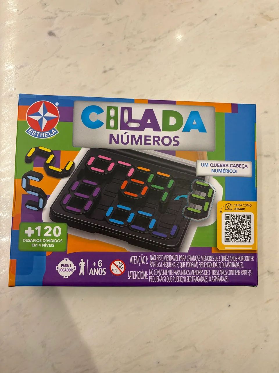 Jogo Cilada Números Estrela Brinquedos e Jogos Panazzolo